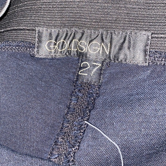 GOLDSIGN Jem Super Dark Wash High Waist Super Skinny Pull On Stretch Jegging W27 - Picture 8 of 10